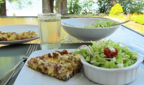 Omelette gratinée aux croûtons et au jambon de Messidor | Photo de Messidor