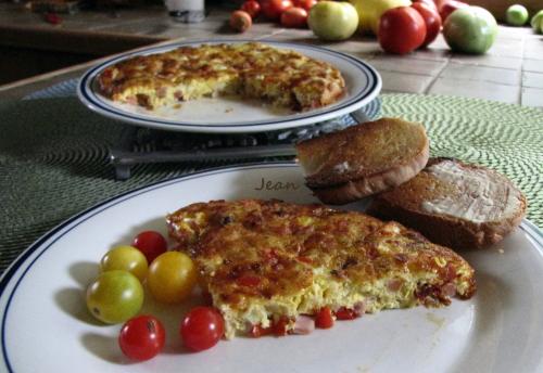 Omelette jambon fumé et tomates séchées de Nell | Photo de Nell