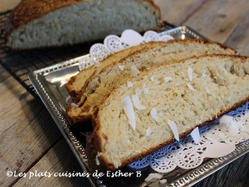 Pain à la noix de coco et au chocolat blanc de Estherb | Photo de Estherb