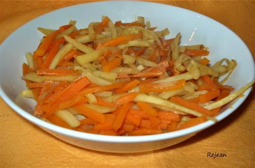 Panais et carottes en julienne | Photo de PassionRecettes