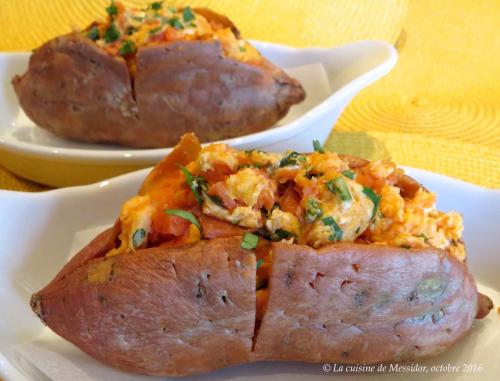 Patates douces gratinées au saumon fumé + de Messidor | Photo de Messidor