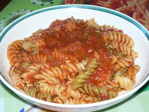 Pâte au jus de tomates et au soya de valérie de Baddy | Photo de Baddy