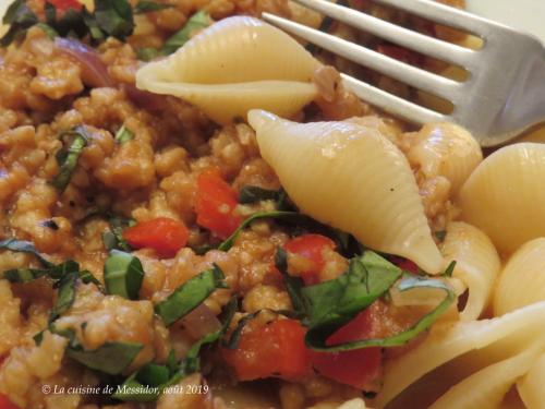 Pâtes express au sans-viande à l'italienne de Messidor | Photo de Messidor