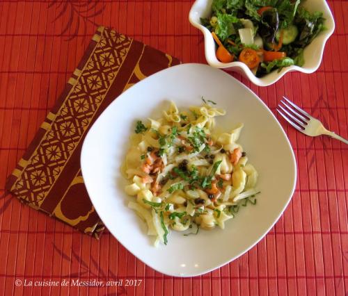 Pâtes farcies, sauce au saumon fumé + de Messidor | Photo de Messidor