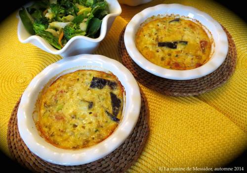 Petites quiches aux légumes grillés et au prosciutto de Messidor | Photo de Messidor