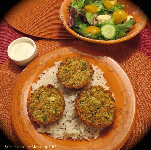 Petits gâteaux de crabe au pesto de coriandre de Messidor | Photo de Messidor