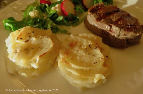 Petits gratins de pommes de terre au parmesan +