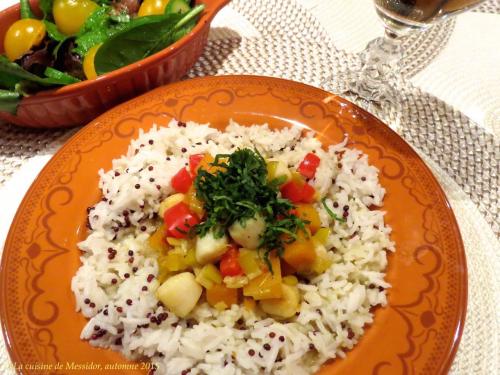 Petits pétoncles de baie aux saveurs indiennes de Messidor | Photo de Messidor