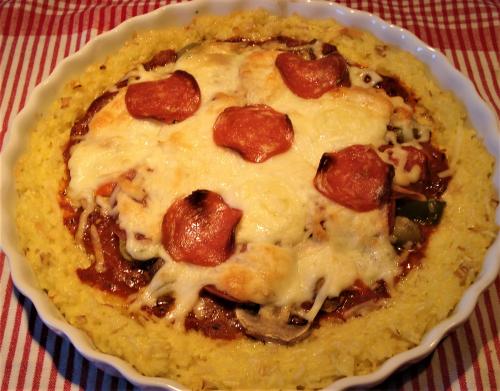 Pizza rice | Photo de PassionRecettes