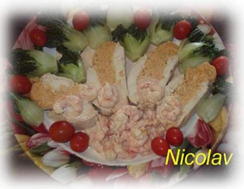 Poitrines de poulet farcies aux crevettes de Nicolav | Photo de Nicolav