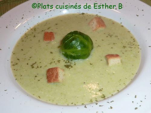 Potage aux choux de bruxelles de Esther B | Photo de Estherb