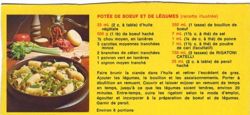 Potée de boeuf et de légumes de Catelli | Photo de Mireille