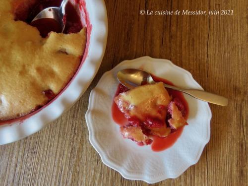 Pouding chômeur aux fraises + de Messidor | Photo de Messidor