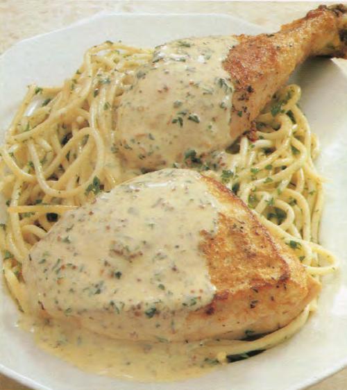 Poulet à la moutarde de Qu'est-Ce Qu'on Mange | Photo de PassionRecettes