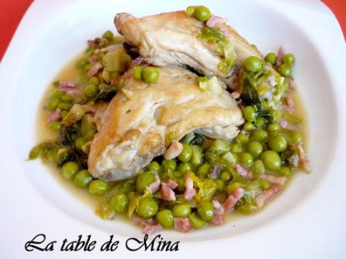 Poulet aux petits pois et sucrine de Mamina13 | Photo de Mamina13