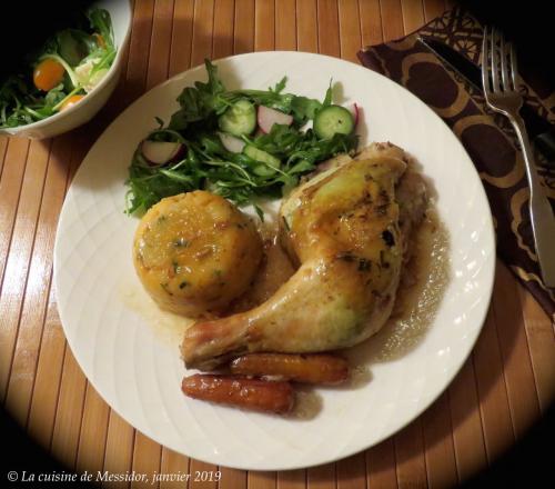 Poulet crapaudine à l'estragon + de Messidor | Photo de Messidor