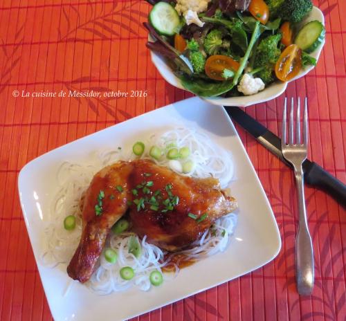 Poulet en crapaudine, façon teriyaki de Messidor | Photo de Messidor