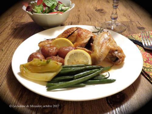 Poulet rôti à l'estragon et au citron de Messidor | Photo de Messidor