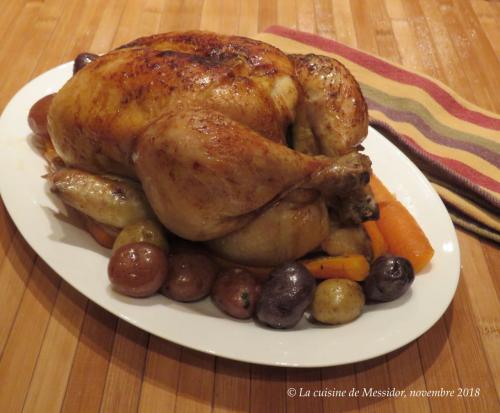 Poulet rôti au four, sauce à l'aigre-douce de Messidor | Photo de Messidor