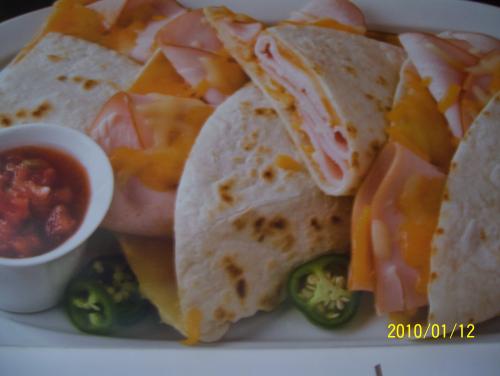 Quesadillas à la dinde 