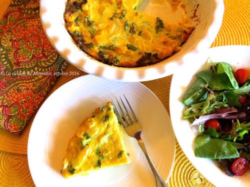 Quiche à la courge, au fenouil et au chou frisé de Messidor | Photo de Messidor