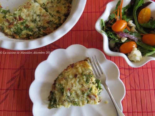 Quiche au chou frisé et aux tomates séchées + de Messidor | Photo de Messidor