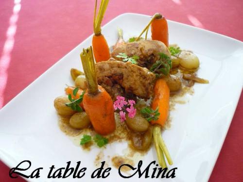 Rables de lapin farcies, sauce moutarde aux truffes de Mamina13 | Photo de Mamina13