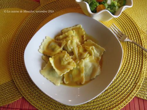 Raviolis minute, sauce cari-coco de Messidor | Photo de Messidor