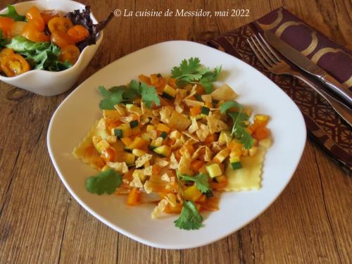 Raviolis, sauce à la mexicaine + de Messidor