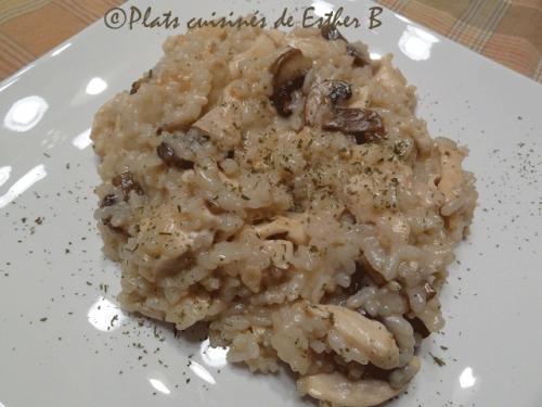 Risotto au poulet et champignons de Esther B | Photo de Estherb