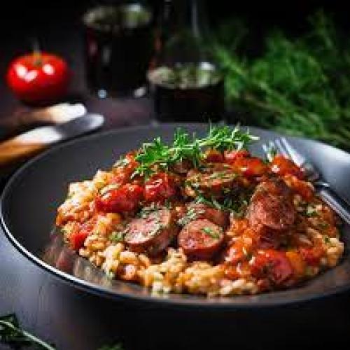 Risotto facile à la tomate et à la saucisses de Puce313 | Photo de Beaubarbu