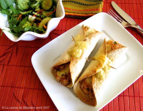 Roulés de tortillas aux crevettes de Messidor | Photo de Messidor