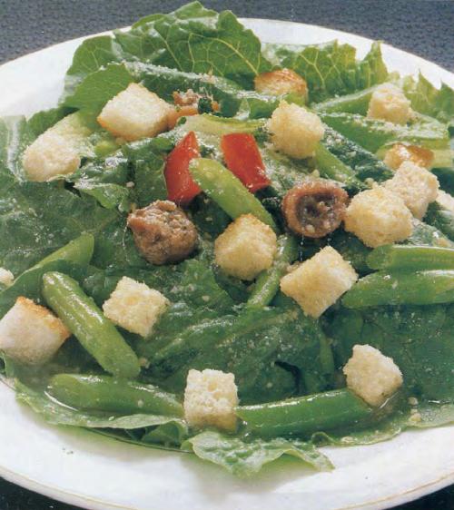 Salade césar aux haricots de Qu'est-Ce Qu'on Mange | Photo de PassionRecettes