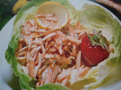 Salade de carottes aux amandes grillées - pol martin de Callyoe | Photo de Callyoe