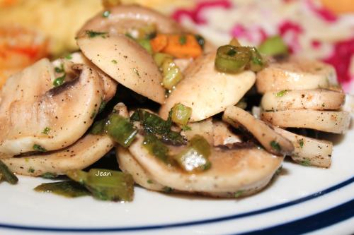 Salade de champignons express de Nell | Photo de Nell