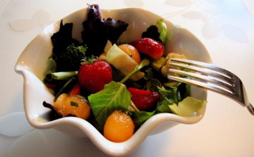 Salade de fraises et de cantaloup de Messidor | Photo de Messidor