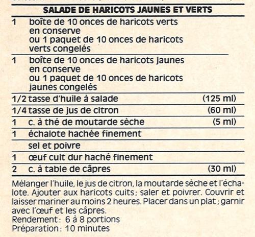 Salade de haricots jaunes et verts | Photo de PassionRecettes