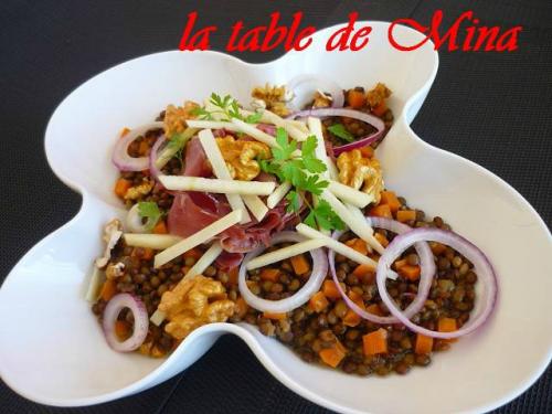 Salade tiède de lentilles au magret fumé de Mamina13 | Photo de Mamina13