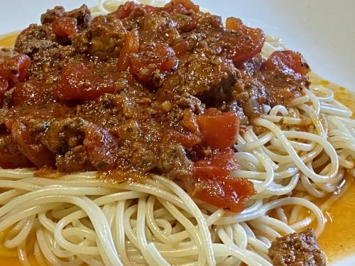 Sauce à spaghetti de Liza Frulla | Photo de Mireille