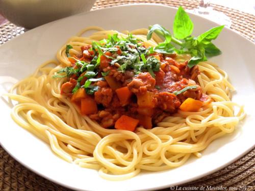 Sauce à spaghetti au tempeh de Messidor | Photo de Messidor