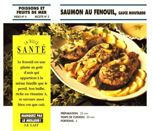 Saumon au fenouil, sauce moutarde de Bon Appétit | Photo de PassionRecettes