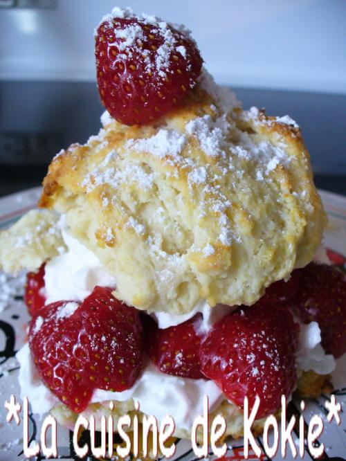 Shortcake aux fraises