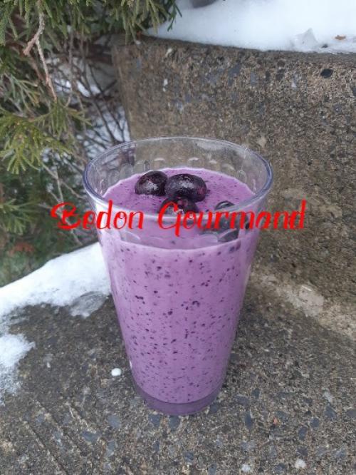 Smoothies aux bleuets et à l'érable de Bedon Gourmand | Photo de Bedon gourmand