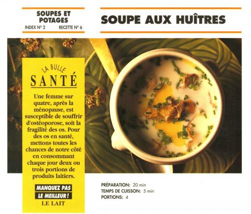 Soupe aux huîtres de Bon Appétit | Photo de PassionRecettes