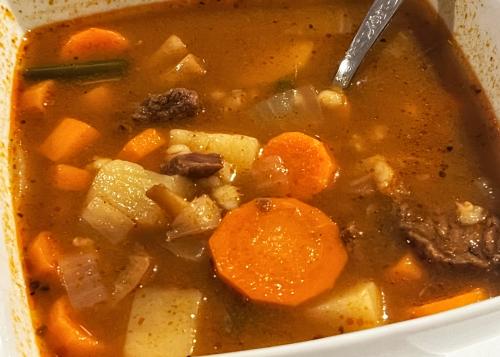 Soupe aux légumes au presto | Photo de Mireille