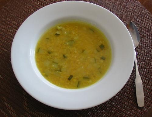 Soupe aux lentilles et à la courgette de Messidor | Photo de Messidor