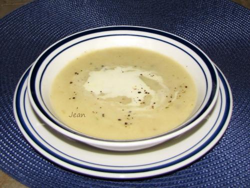 Soupe de poireaux au thym de Nell | Photo de Nell