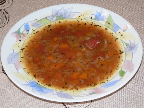 Soupe de tomates et orzo de bienvoyons de Baddy | Photo de Baddy