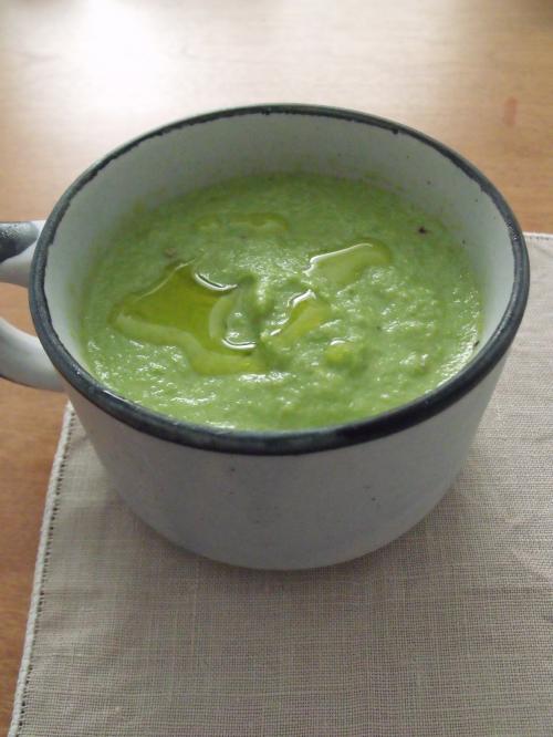 Soupe froide aux pois verts et a la laitue iceberg de Gingembresconfits | Photo de Gingembresconfits