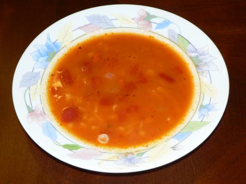 Soupe tomates, nouilles et poulet de maman jo de Baddy | Photo de Baddy